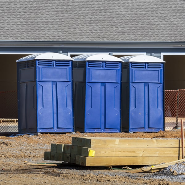 can i customize the exterior of the portable restrooms with my event logo or branding in Gray